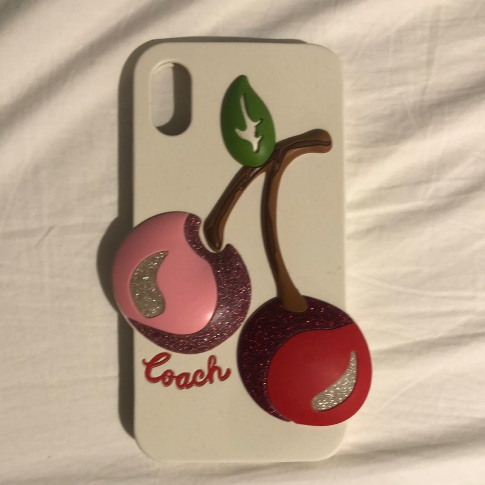 Coach White and Pink Cherry Design Phone Case
Plus My melody and Kuromi case